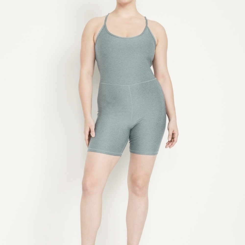 L • Old Navy • Cloud+ Racerback Bodysuit -- 6-inch inseam